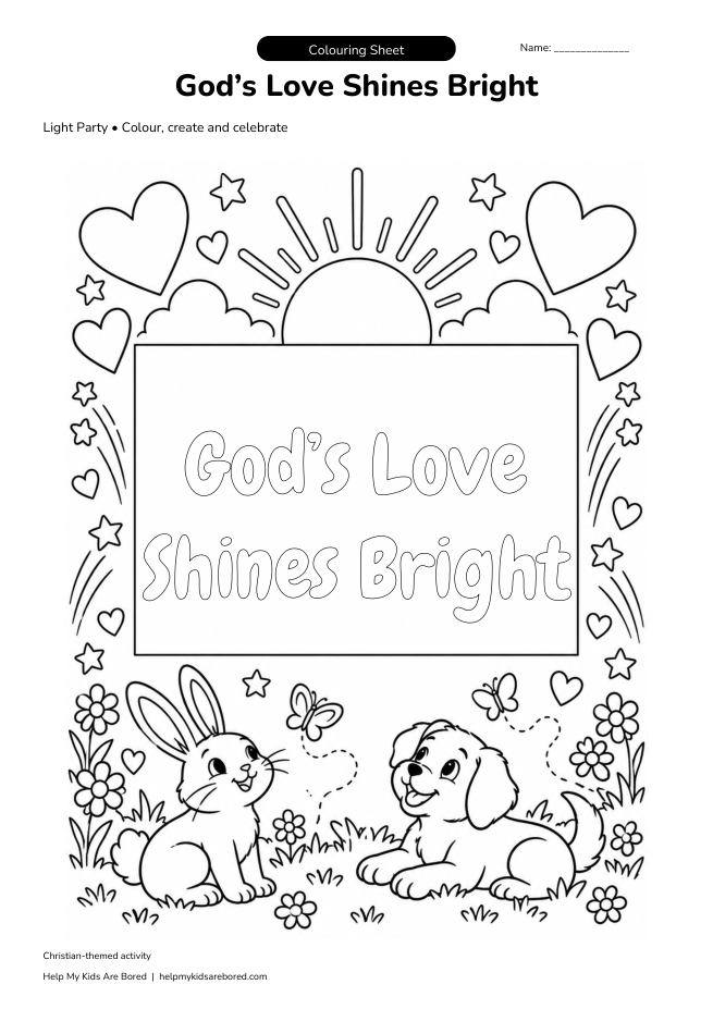 God’s Love Shines Bright