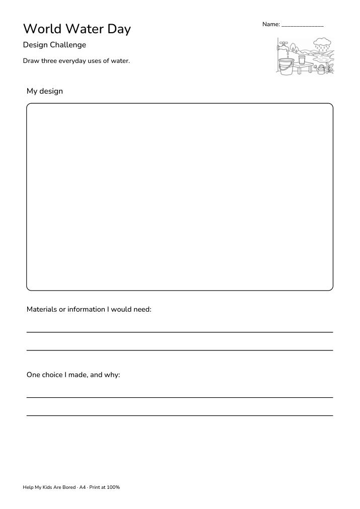 World Water Day Design Challenge