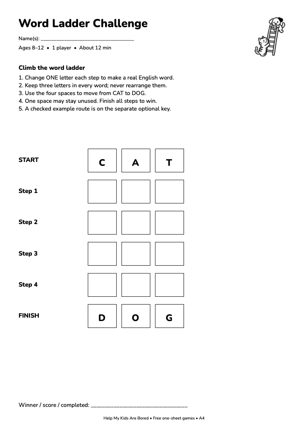 Word Ladder Challenge
