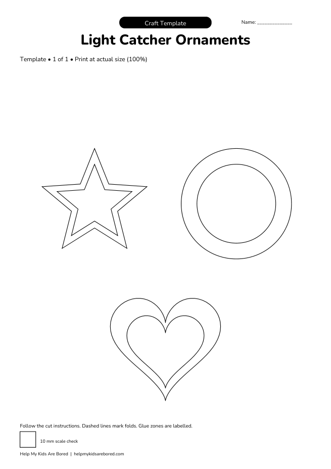 Light Catcher Ornaments
