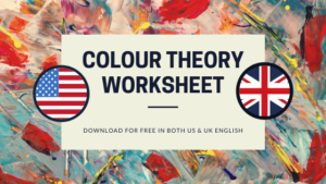 Free Printable Colour/Color Theory Worksheet US and UK English