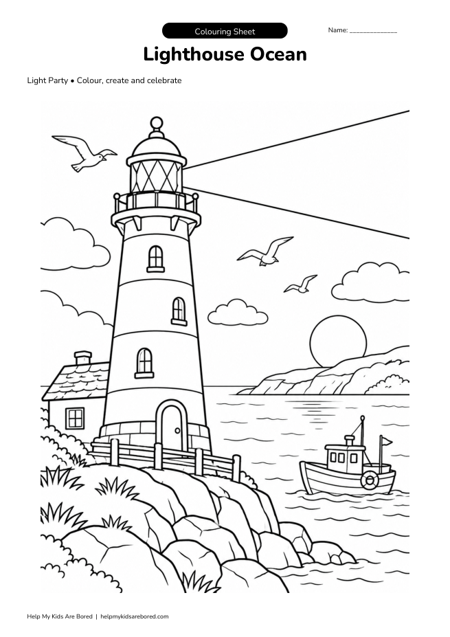 Lighthouse Ocean