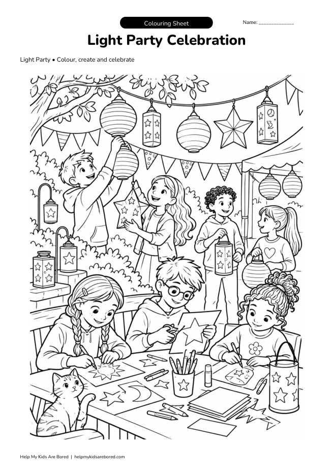 Light Party Celebration