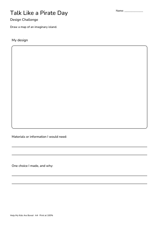 Talk Like a Pirate Day Design Challenge
