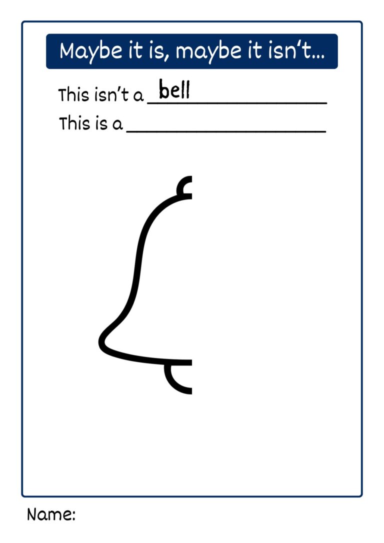 Maybe It Is, Maybe It Isn’t… Creative Thinking Worksheet Bundle (50 Worksheets + Make-Your-Own Template)