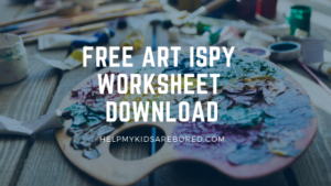 Free ART Ispy Worksheet Download