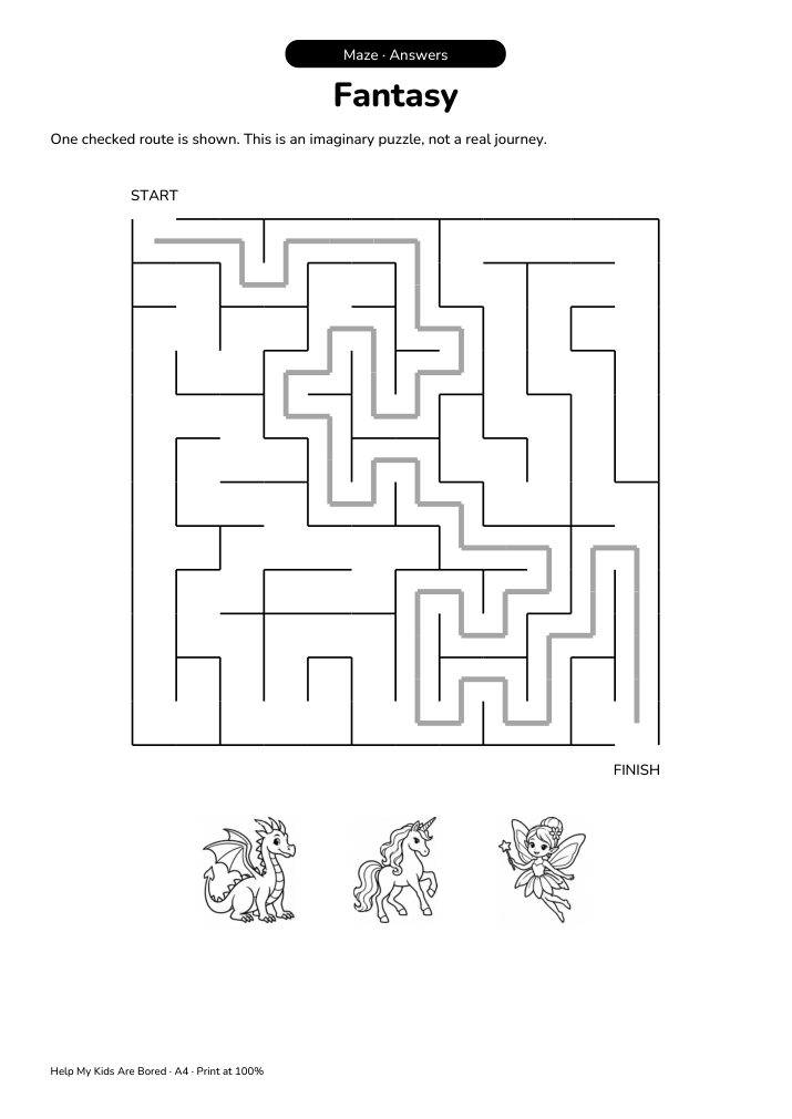 Fantasy Adventure Maze