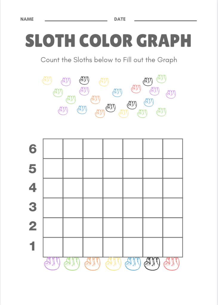 Free Sloth Themed Kids Activity Sheets - Help My Kids Are Bored