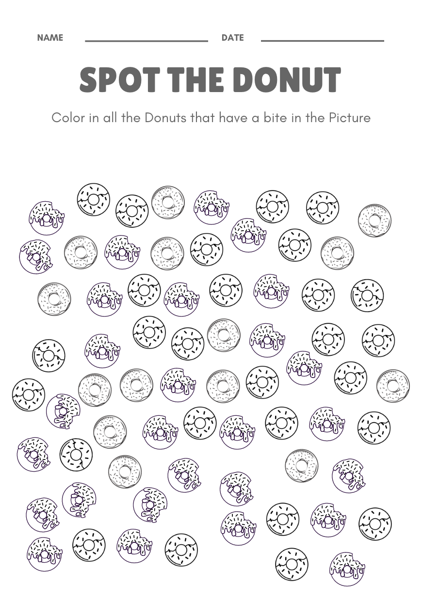 doughnut themed kids free printable activity sheets help my kids are
